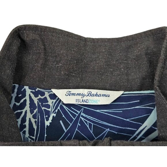 Tommy Bahama Chip And Run IslandZone Vest Men's Large Gray Full Zip Performance - Picture 3 of 14